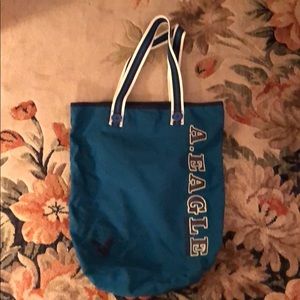 Blue American Eagle Tote Bag